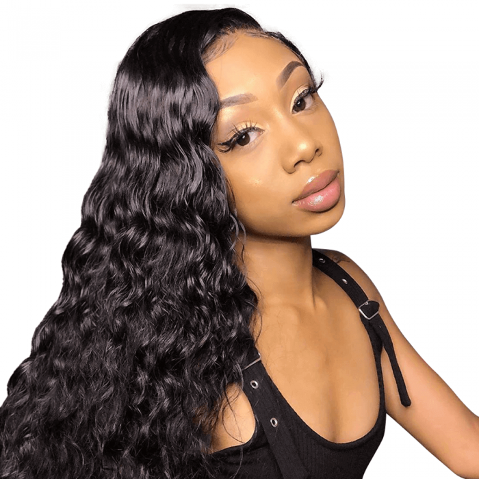 Yavida Deep Wave Lace Front Wigs For Black Women Brazilian Human Hair
