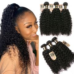 Brazilian Curly Hair 3 Bundles Good Quality Curly Weave Human Hair Bundles Soft Remy Hair