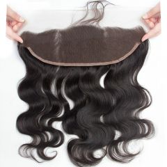 Yavida 13x4 Frontal Lace Closure Brazilian Body Wave Bleached Knots 100% Unprocessed Brazilian Virgin Remy Free Part Ear To Ear Real Human Hair Front Closures 